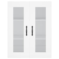 Credenza Bianca 69,5x34x180 cm in Legno Multistrato 3198369