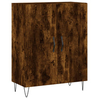 vidaXL Credenza Rovere Fumo  69,5x34x180 cm in Legno Multistrato
