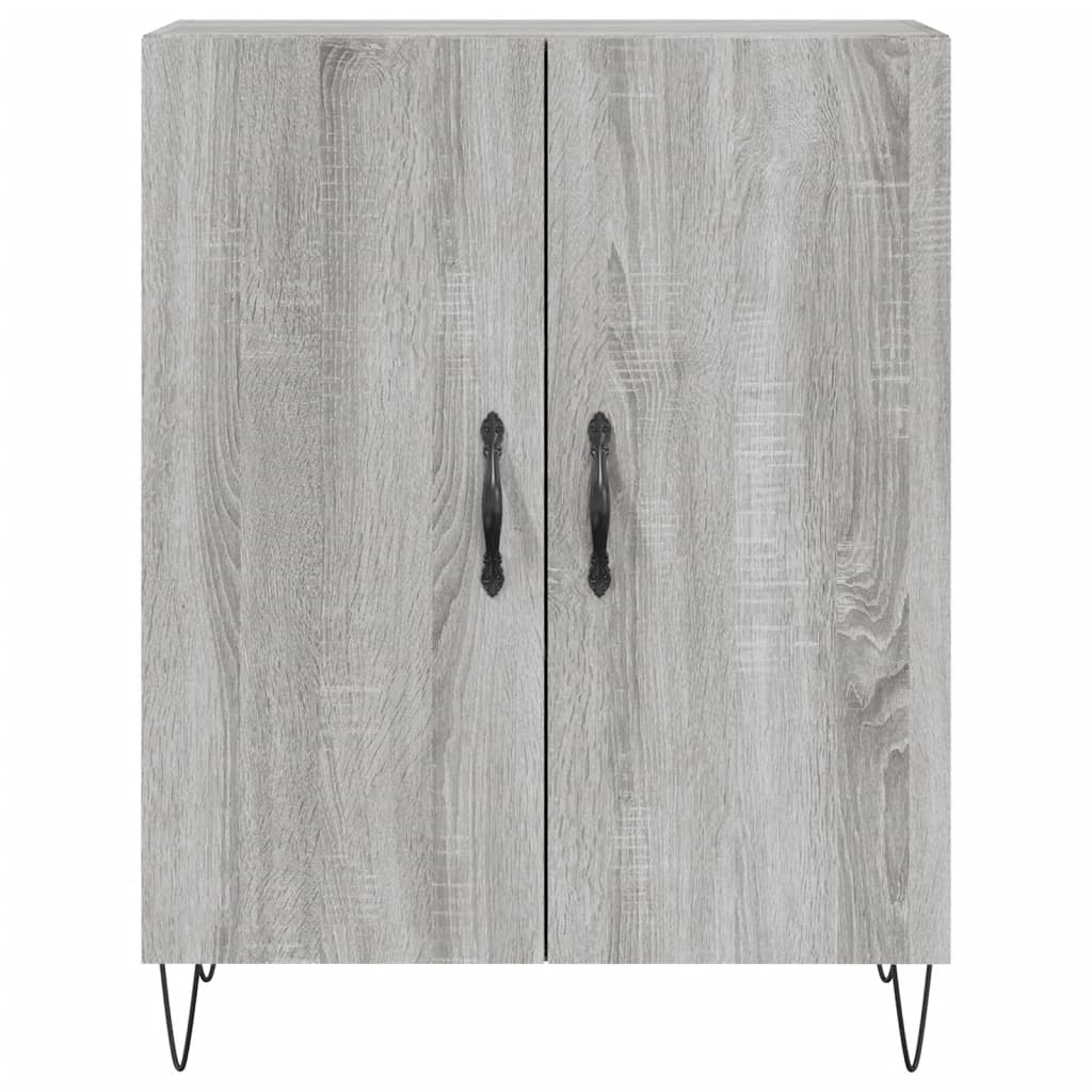 vidaXL Credenza Grigio Sonoma 69,5x34x180 cm in Legno Multistrato