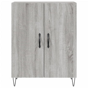 vidaXL Credenza Grigio Sonoma 69,5x34x180 cm in Legno Multistrato