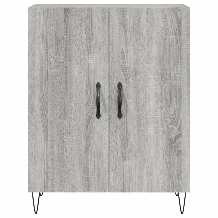 vidaXL Credenza Grigio Sonoma 69,5x34x180 cm in Legno Multistrato