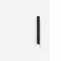 Credenza-Buffet-Armadio da cucina Bianca 69,5x34x180 cm in Legno Multistrato 141500