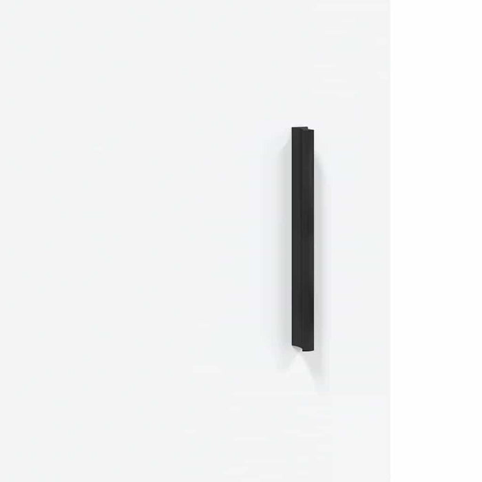 Credenza-Buffet-Armadio da cucina Bianca 69,5x34x180 cm in Legno Multistrato 141500