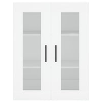 Credenza cassettiera mobile contenitore organizer cucina soggiorno salotto alto 695 x 34 x 180 cm legno ingegnerizzato bianco 02_0032744