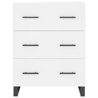 Credenza cassettiera mobile contenitore organizer cucina soggiorno salotto alto 695 x 34 x 180 cm legno ingegnerizzato bianco 02_0032744
