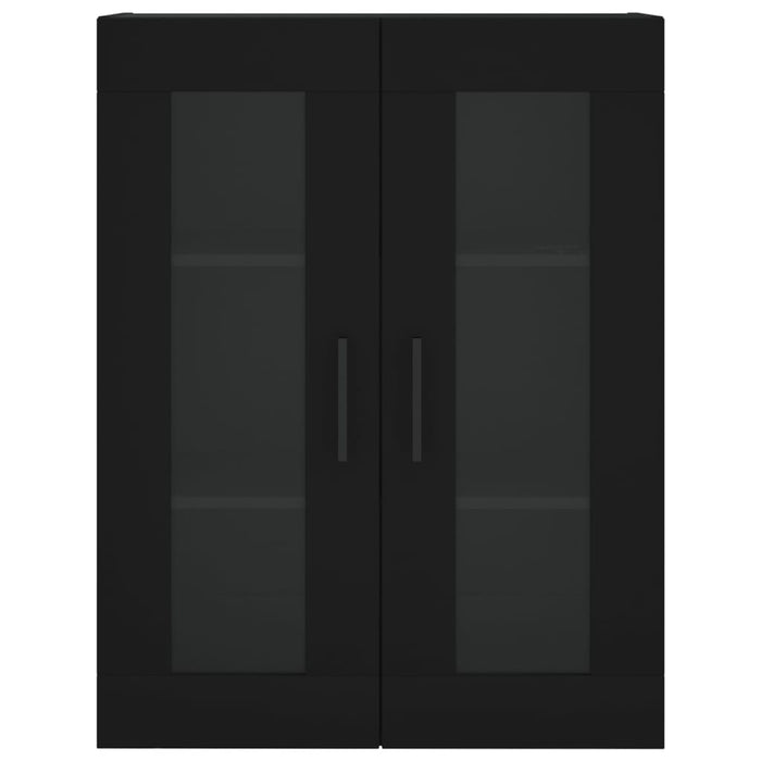 Credenza Nera 69,5x34x180 cm in Legno Multistrato 3198426