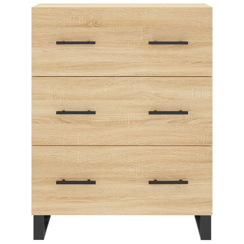 vidaXL Credenza Rovere Sonoma 69,5x34x180 cm in Legno Multistrato