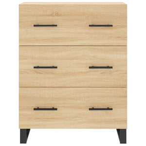 vidaXL Credenza Rovere Sonoma 69,5x34x180 cm in Legno Multistrato