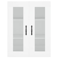 Credenza Bianca 69,5x34x180 cm in Legno Multistrato 3198433