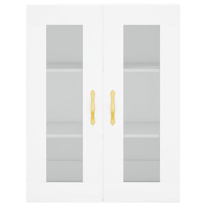 Credenza Bianca 69,5x34x180 cm in Legno Multistrato 3198449