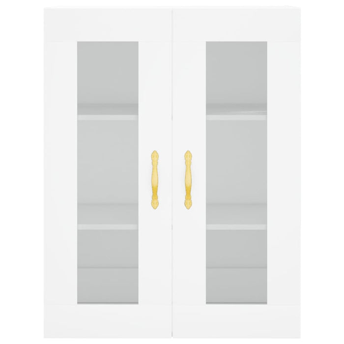 Credenza Bianca 69,5x34x180 cm in Legno Multistrato 3198449