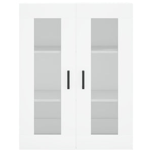 Credenza Bianca 69,5x34x180 cm in Legno Multistrato 3198465