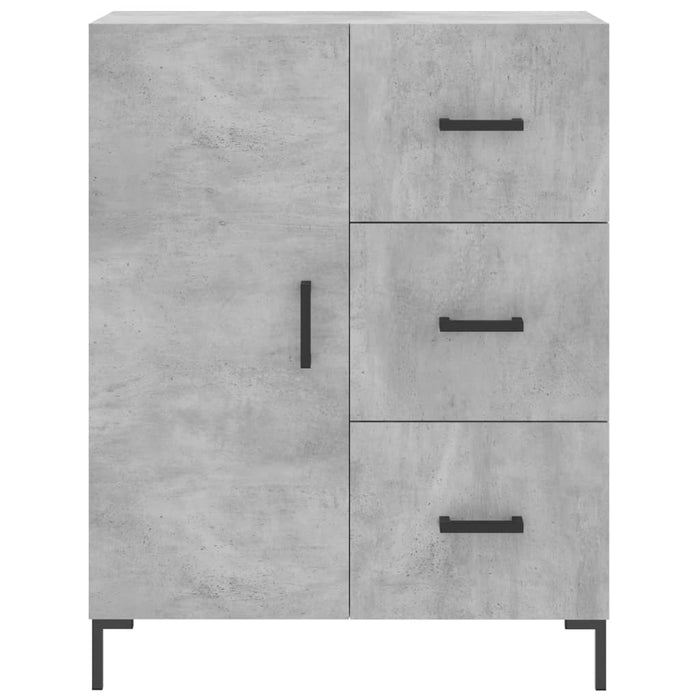Credenza Grigio Cemento 69,5x34x180 cm in Legno Multistrato 3198469