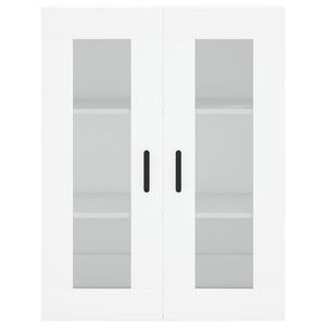 Credenza Bianca 69,5x34x180 cm in Legno Multistrato 3198473