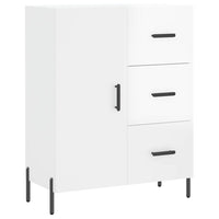 Credenza Bianco Lucido 69,5x34x180 cm in Legno Multistrato 3198475