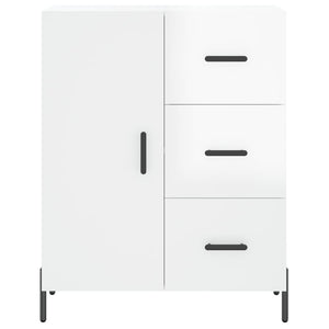 Credenza Bianco Lucido 69,5x34x180 cm in Legno Multistrato 3198475