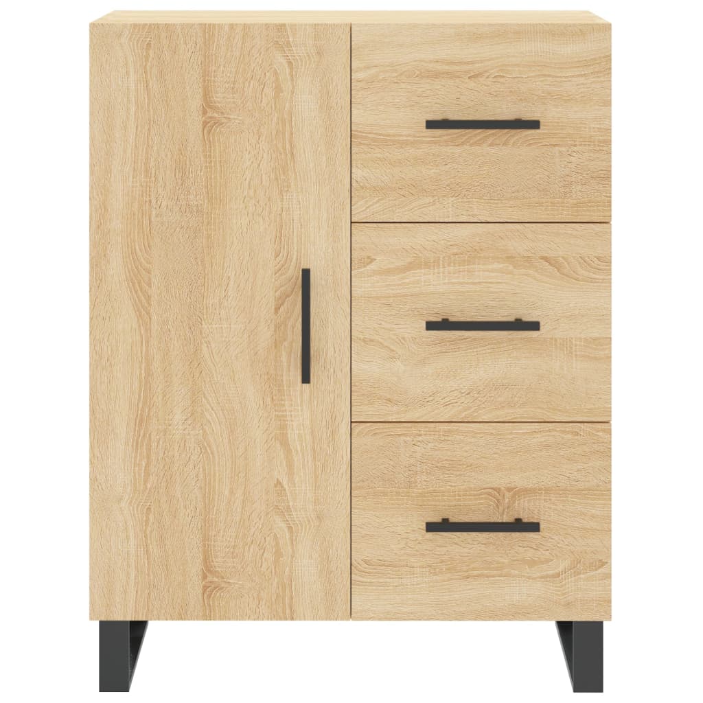 vidaXL Credenza Rovere Sonoma 69,5x34x180 cm in Legno Multistrato