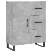 Credenza Grigio Cemento 69,5x34x180 cm in Legno Multistrato 3198493