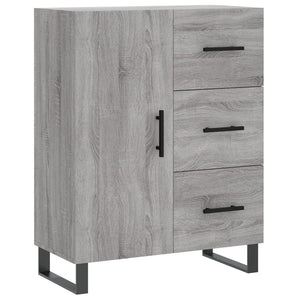 vidaXL Credenza Grigio Sonoma 69,5x34x180 cm in Legno Multistrato