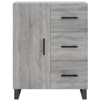 vidaXL Credenza Grigio Sonoma 69,5x34x180 cm in Legno Multistrato