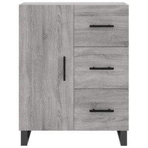 vidaXL Credenza Grigio Sonoma 69,5x34x180 cm in Legno Multistrato