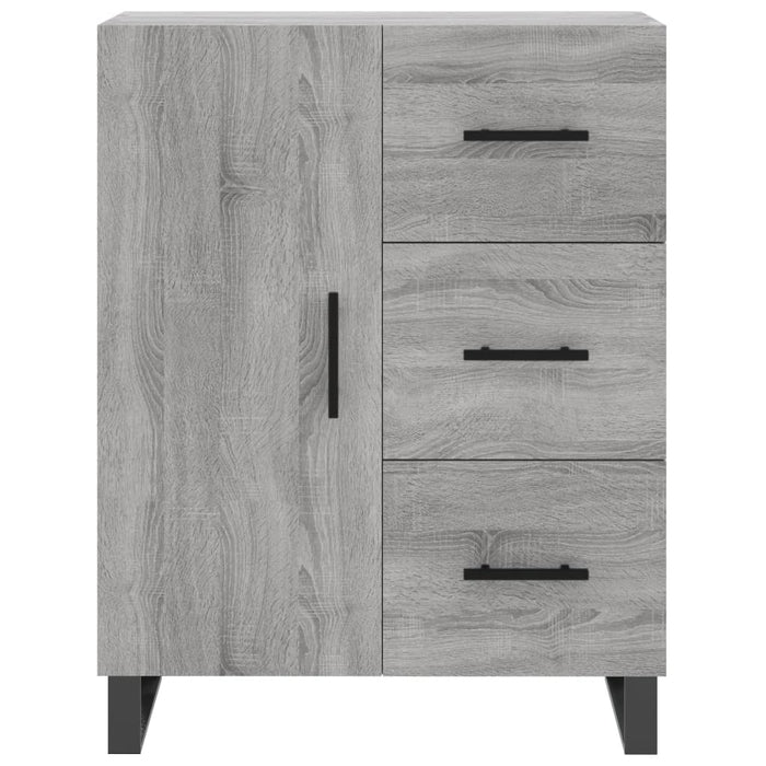 vidaXL Credenza Grigio Sonoma 69,5x34x180 cm in Legno Multistrato