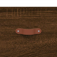 Credenza Rovere Marrone 69,5x34x180 cm in Legno Multistrato 3198512