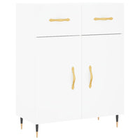 Credenza Bianca 69,5x34x180 cm in Legno Multistrato 3198513