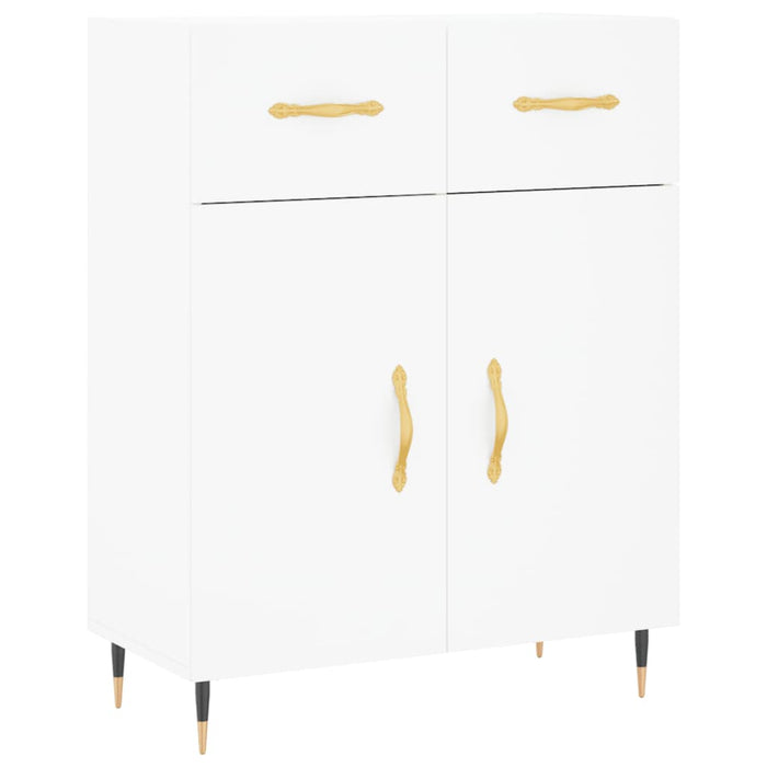 Credenza Bianca 69,5x34x180 cm in Legno Multistrato 3198513