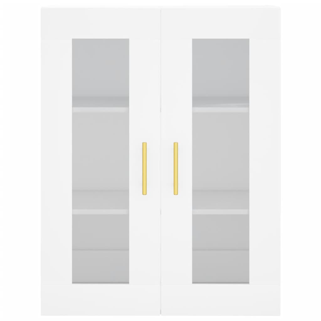 Credenza Bianca 69,5x34x180 cm in Legno Multistrato 3198521