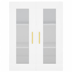 Credenza Bianca 69,5x34x180 cm in Legno Multistrato 3198521