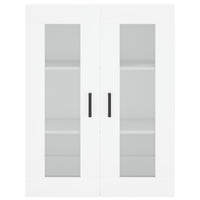 Credenza cassettiera mobile contenitore organizer cucina soggiorno salotto alto 695 x 34 x 180 cm legno ingegnerizzato bianco 02_0032749