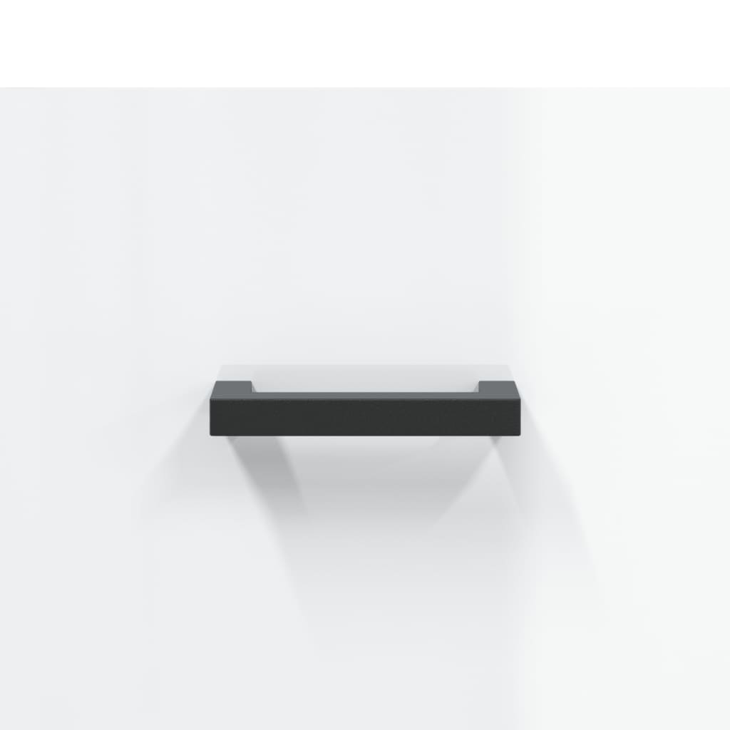 Credenza Bianco Lucido 69,5x34x180 cm in Legno Multistrato 3198531