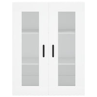 Credenza cassettiera mobile contenitore organizer cucina soggiorno salotto alto 695 x 34 x 180 cm legno ingegnerizzato bianco 02_0032693