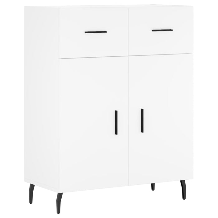 vidaXL Credenza Bianca 69,5x34x180 cm in Legno Multistrato