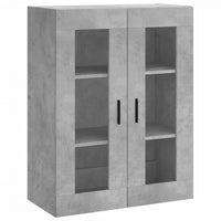 Credenza cassettiera mobile contenitore organizer cucina soggiorno salotto alto 695 x 34 x 180 cm legno ingegnerizzato grigio 02_0034639