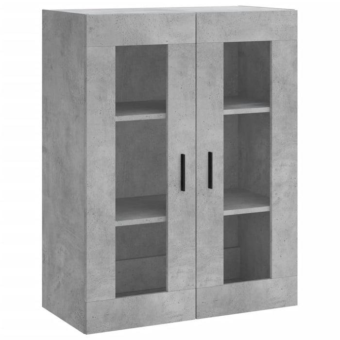 Credenza cassettiera mobile contenitore organizer cucina soggiorno salotto alto 695 x 34 x 180 cm legno ingegnerizzato grigio 02_0034639