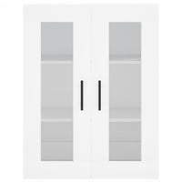 Credenza Bianca 69,5x34x180 cm in Legno Multistrato 3198553