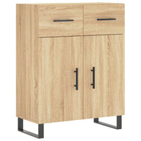 Credenza Rovere Sonoma 69,5x34x180 cm in Legno Multistrato 3198556