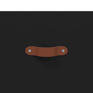 Credenza-Buffet-Armadio da cucina Nera 69,5x34x180 cm in Legno Multistrato 280699