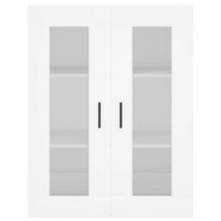 Credenza Bianca 69,5x34x180 cm in Legno Multistrato 3198609