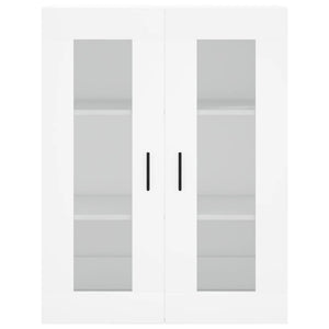 Credenza Bianca 69,5x34x180 cm in Legno Multistrato 3198609