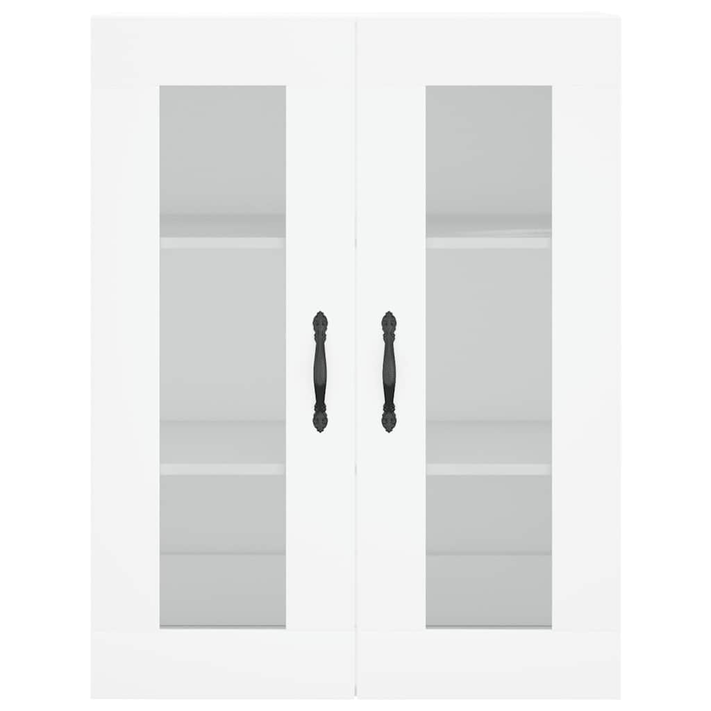 Credenza Bianca 69,5x34x180 cm in Legno Multistrato 3198625