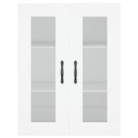 Credenza Bianca 69,5x34x180 cm in Legno Multistrato 3198625