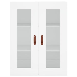 Credenza Bianca 69,5x34x180 cm in Legno Multistrato 3198633