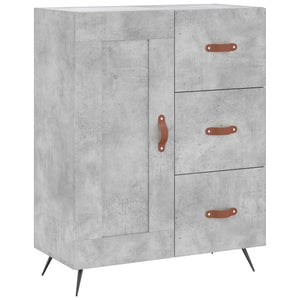Credenza Grigio Cemento 69,5x34x180 cm in Legno Multistrato 3198637