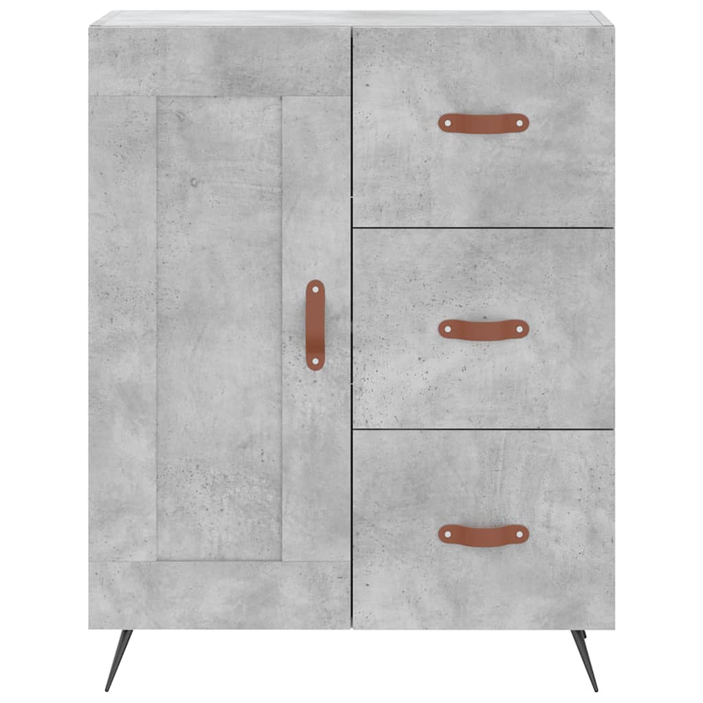 Credenza Grigio Cemento 69,5x34x180 cm in Legno Multistrato 3198637