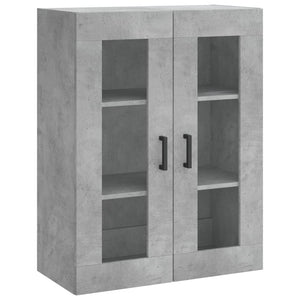 Credenza Grigio Cemento 69,5x34x180 cm in Legno Multistrato 3198661