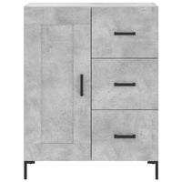 Credenza Grigio Cemento 69,5x34x180 cm in Legno Multistrato 3198661