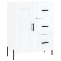 Credenza Bianco Lucido 69,5x34x180 cm in Legno Multistrato 3198667